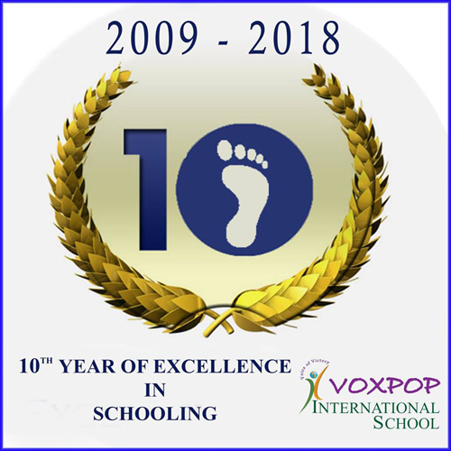 10 years excellence of schooling.
